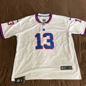 New York Giants #13 Factory Defect Jersey (misspelled player name) NWT/STITCHED!